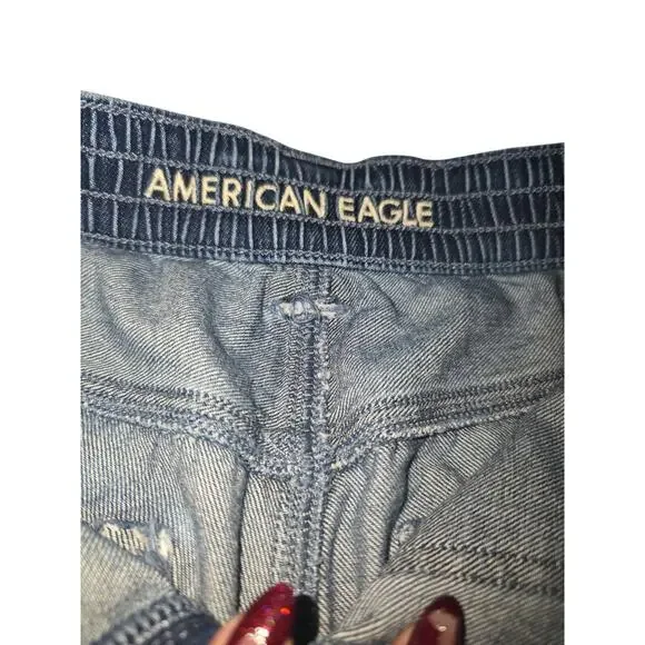 American Eagle Size 27" Waist Jean Shorts - Picture 3 of 4